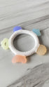 Baby Teething Ring Toys Frozen Silicone Teethers for Babies 0-12 Months, Soft Sensory Design