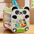 XINNOVEL 6-in-1 3 Hammering 2+ Montessori Toys for Year Old, Pounding Toy with Xylophone, Number Maze, Spinning Gear
