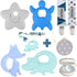 Dodo Babies Baby Shower Gifts - Teething Toy & Pacifier Clip Set
