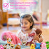 12 PCS Easter Eggs Filled with Mini Plush Animal Toys, Easter Basket Stuffers for Toddler Boys Girls, Plastic Easter