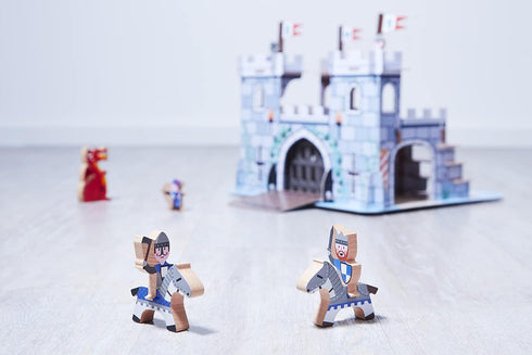 Set 9 3+ J08582 Janod Story Box - Fortified Castle Play - Pieces - Ages