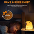 UNEEDE Cute Capybara Night Light and White Noise Sound Machine with Bluetooth Functionality for Bedroom Living Room