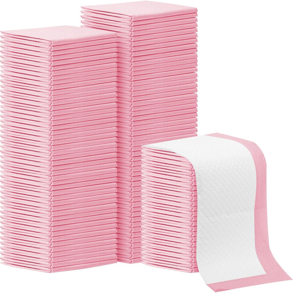 Loccmat 100Pack Disposable Changing Pads,Baby Disposable Underpads 17 X 13 in,Waterproof Diaper Changing