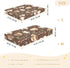 CZXW 52" 28" Coffees Pattern Crib Sheets Fitted x Natural Cotton Soft & Breathable for Baby Crib Mattress