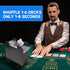 GSE Games & Sports Expert 6-Deck Automatic Card Shuffler – Battery-Operated Electric Shuffler