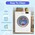 6.6' 5' Capslpad Kids Rug Educational Play Rug x Traffic Road Kids Play Car Mat Large Learning Play Game Area Rug Kids