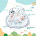 ZILLYBEE 2 7 1 Baby Play Mat, ibabejoy Stage-Based Play Gym with Machine Washable Mat Covers for Newborn to Toddler