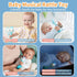 alilo 0-3-6-12-18-24 Months,1 4 9 Smarty Bunny Baby Rattle Musical Light Up Toys, Infants Newborns Baby Toys Year Old