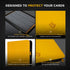 9 360 Card Guardian - Pocket Premium Black Binder with Zipper for Cards - Side Loading Pockets for Trading Card Games