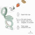 Forage Feeder, Soothing Silicone Frozen Baby Food Teething Toy, BPA, PVC & Phthalate Free - Fern