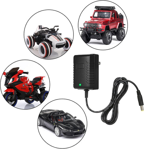TUAGUI 12V 12 Adapter,12v Charger for Kids Ride On Car, Volt Battery Charger for Ride on Toys SUV Car a Variety