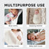 5 Pack Muslin Swaddle Blankets & Baby Burp Cloths, Soft & Breathable Cotton Baby Blankets, Receiving Blankets