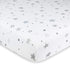TL Care Fitted Crib Sheet 28" x 52", Soft Breathable Neutral Cotton Jersey Sheet with Super Stars for Crib and Toddler