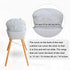 High Chair Pad,high Chair Cushion,seat Cushion Breathable Pad,Comfortable Seat Belt Design,Cute Pattern,Soft