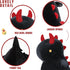 Ditucu Cute Dinosaur Plush 16 inch - Large Dino Stuffed Animals Plushies Toys for Kids Girls Boys Black