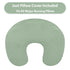 Hooyax Muslin Nursing Pillow Cover, Soft Breathable Feeding Slipcover for Breastfeeding Moms, Stretchy Removable Infant