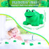 Swimming Supplies(48 Zubebe Rubber Frogs Squeak and Floating Rubber Bath Toy Baby Shower Bathtub Toy for Shower Frogs