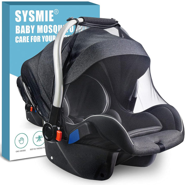 Baby Mosquito Net for Infant Car Seats, Strollers, and Bassinets - Breathable Elastic Netting, Portable Durable Insect