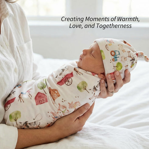 Set 95% 0-3 Swaddles for Newborns Baby Blanket Ultra-Soft Bamboo Viscose Baby Swaddle for Months | Newborn Essentials