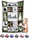 Personalized Baby Blankets with Name, Ships Next Day, Custom Baby Blanket with