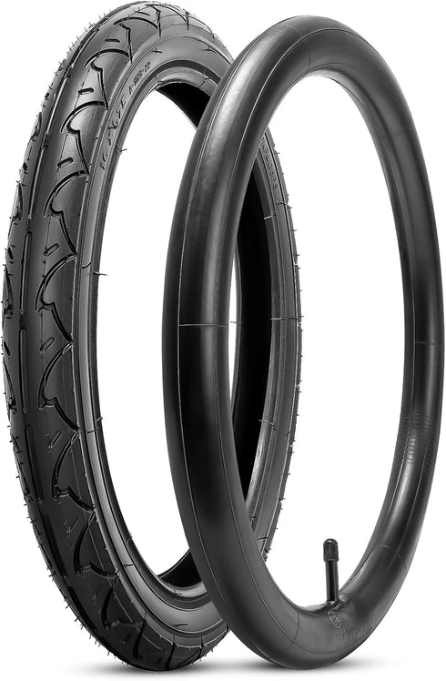 161.75 16x1.75/47-305 3-Wheeler Pro/Flex/SU/Ironman(1Set) Rear Tire and Inner Tube, Folding Stroller Back Wheel Tire