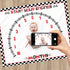Racing Car Baby Monthly Milestone Blanket, Sports Nursery Blanket for Boys, 1 to 12 Months Photography Prop