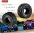 RC 1.0in Rubber Tires for 1/18 1/24 TRX4M,SCX24,FCX24 RC Crawler,4PCS RC Wheels Tires,Black