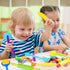 Wxqfumy Set, 9 Dough Tool Pcs Basic Dough Tools Kits for Kids, Dough Accessories Includes Cutters Roller, Rolling Pins