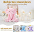 19.6 Inch Tezituor Plush Elephant Stuffed Animal Giant Pink Elephant Toys Soft & Cuddly Plush Animal Gift for Girls