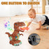 3-5, 3 4 2 4, Dinosaur Toys for Toddlers Roaring Light Up Dino Toys for Year Old Boy Girl with Flash Lights, Moving