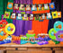 Monster 1st Birthday Decorations Kit - Photo Banner, Balloons, Cupcake Toppers for Little Monster Party Supplies