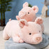 Fawowe 15.7 inch Weighted Stuffed Animals, Weighted Pig Stuffed Animal Cute Pig Weighted Plush Animals Hugging Pillow