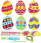 Fennoral 12 Pack Easter Egg Craft Kit for Kids Make You Own