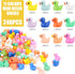 240 Pcs Mini Ducks Tiny Duck Figurines Bulk for Garden Micro Landscape, Mini Resin Ducks for Dollhouse Aquarium Potted Ornament Charms Party Toys DIY Craft Accessories