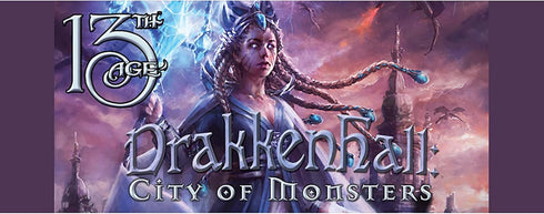 Drakkenhall: City of Monsters - Paperback Role Playing Game Book Black & White