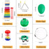 EASTROCK 13 Pcs Musical Instruments Set, Best Gifts for Children, Includes Tambourine, Xylophone, Egg Shakers