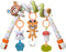 TUMAMA Baby Activity Arch with Bear Spiral Toy, Clips Adjustable and Detachable