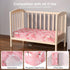 IOCCLH 2 Pack 28x52x8in(Daisy Baby Crib Sheets for Boys and Girls Fit for Standard Crib Toddler Mattress Breathable