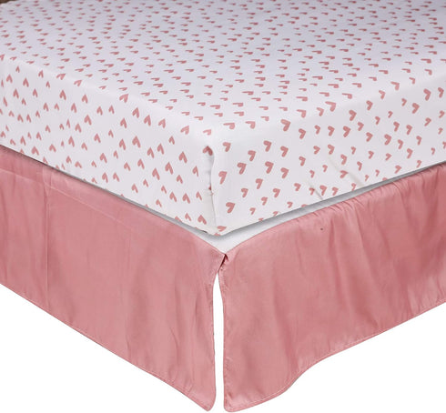 CribMATE 3 Set Set PSCB3-001 27 52 PCs Pink Floral Swan Nursery Crib Bedding Baby Girl White Pink Flower Swan Princess