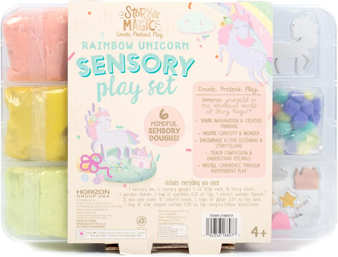 Story Magic Rainbow Unicorn Sensory Play Set, Build Cognitive Development and Fine Motor Skills for Kids Ages 4-8
