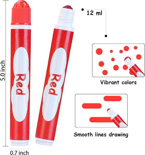 Dot Markers, 20 Colors Washable Dot Paint Markers for Toddlers, Kids Art and Crafts Kits