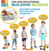 Stem Building Toys for Kids 3-8 Years Old, 125 Pieces Educational Building Blocks with Large Storage Box