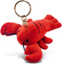 Puzzled Lobster Plush Keychain - 4 Inches, Soft Plush Ocean Life Animal Red Lobster Charm