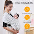 CUBY Newborn Baby Wraps Carrier, Easy to Wear Front Newborn Carriers, Adjust and Soft Cotton Baby Front Wraps Carrier