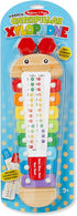 Melissa & Doug Caterpillar Xylophone Musical Toy with Wooden Mallets, 15.25" x 6.5" x 1.5"