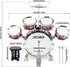 Set, 5 Set Kids Drum PCS Drums for Kids with Stool Mini Band Drum Musical Instruments Toys Birthday for Toddlers Boys