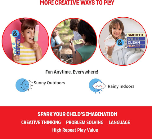 Chalk & Chuckles Scavenger Hunt Game for Kids Ages 4-8 - Fun Family Indoor and Outdoor Activities