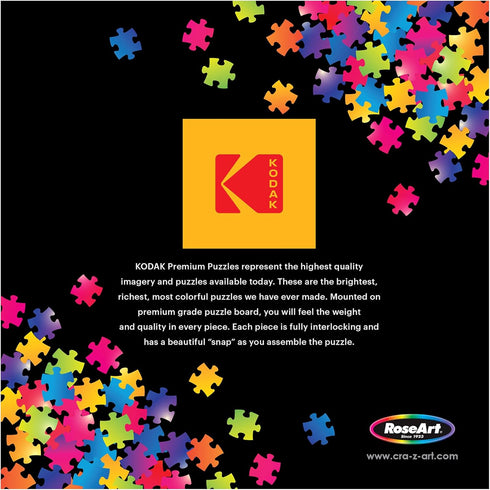 1000 RoseArt - Kodak Premium - Family Beach Vacation - Piece Jigsaw Puzzle for Adults