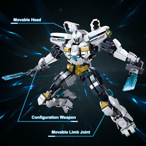 Sets 561 14+ Mech Robot Building Easter PCS Transforming Mecha Robot Model Kit Creative Building Display Gift Christmas