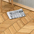 240pcs 1:12 1/6 (240pcs iLAND Miniature Dollhouse Accessories, Varnished Dollhouse Flooring on Scale with Natural